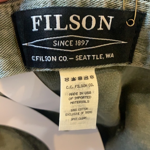 C.C. Filson Washed Low-Profile Cap, Filson Hat - Picture 3 of 3